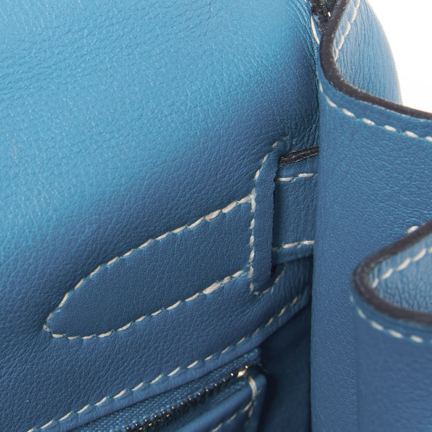 Hermes Swift Kelly Retourne 32 Blue Jean 33 of 39