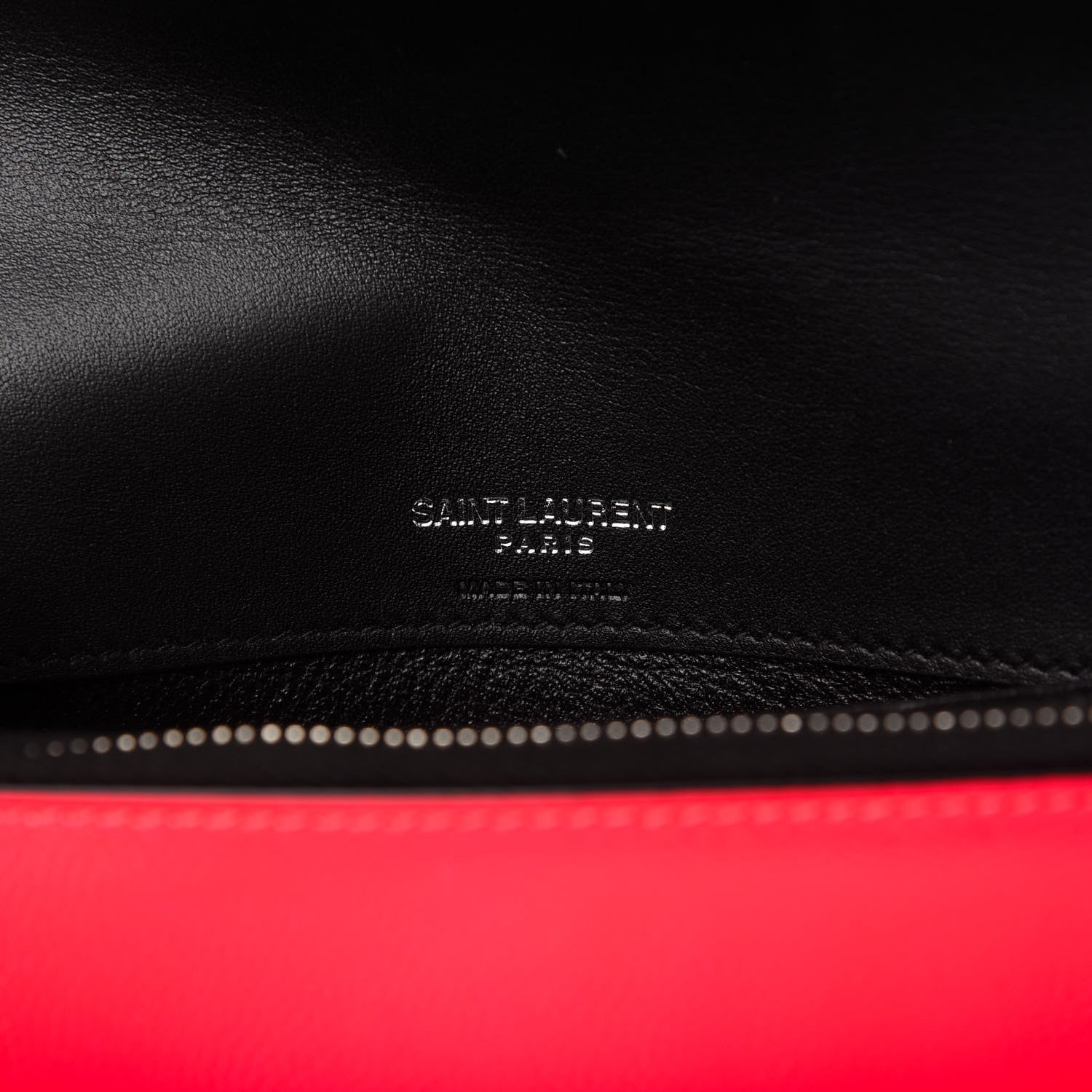 Saint Laurent Grain De Poudre Monogram Kate Belt Bag Neon Pink 8 of 8