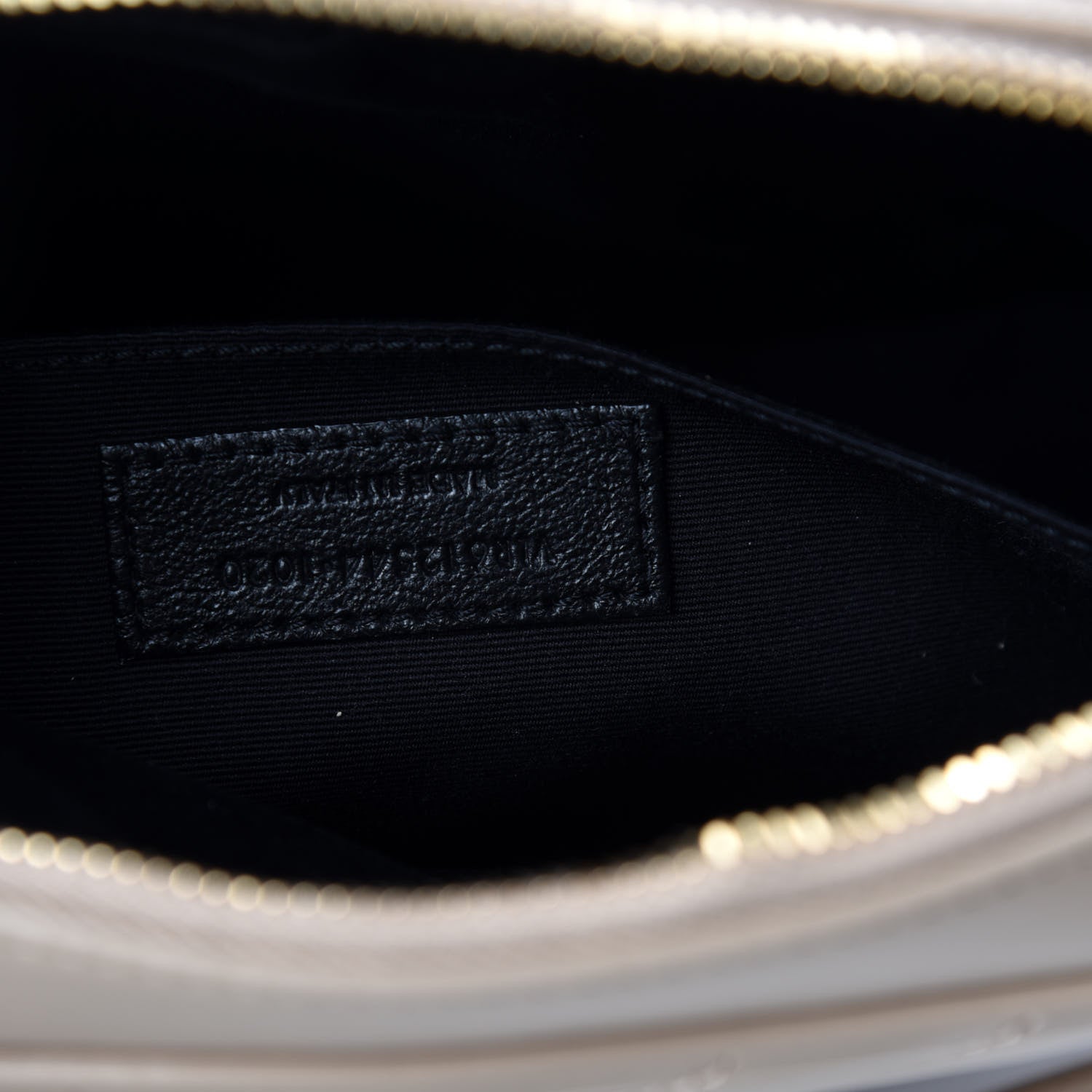Saint Laurent Calfskin Matelasse Monogram Lou Camera Bag Dark Beige 9 of 10