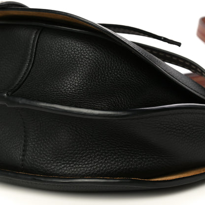 Loewe Grained Calfskin Small Gate Crossbody Bag Pecan Black 9 of 14