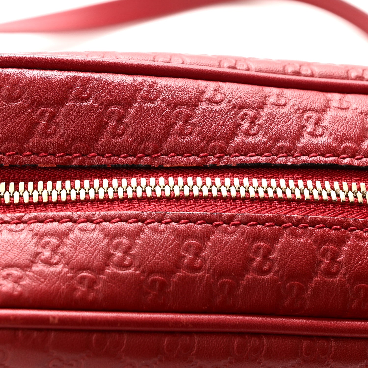 Gucci Microguccissima Mini Bree Messenger Bag Red 11 of 11