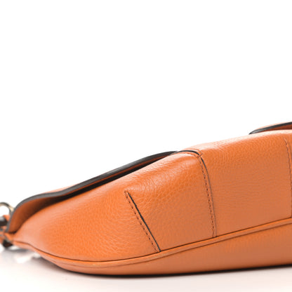 Gucci Calfskin Medium Nouveau Fringe Shoulder Bag Orange 7 of 9