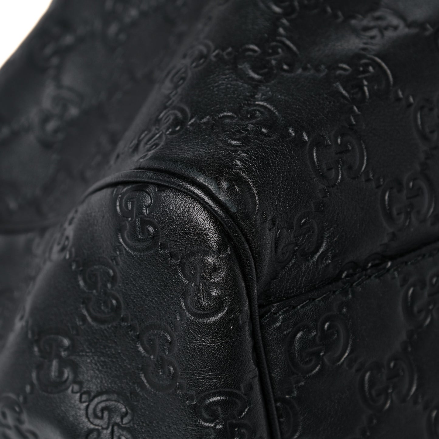 Guccissima Large Sukey Tote Black