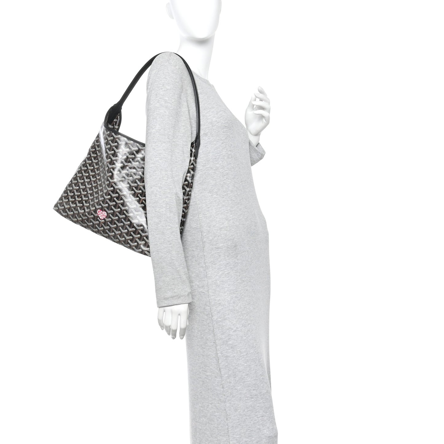 Goyardine Coeur Boheme Hobo Black