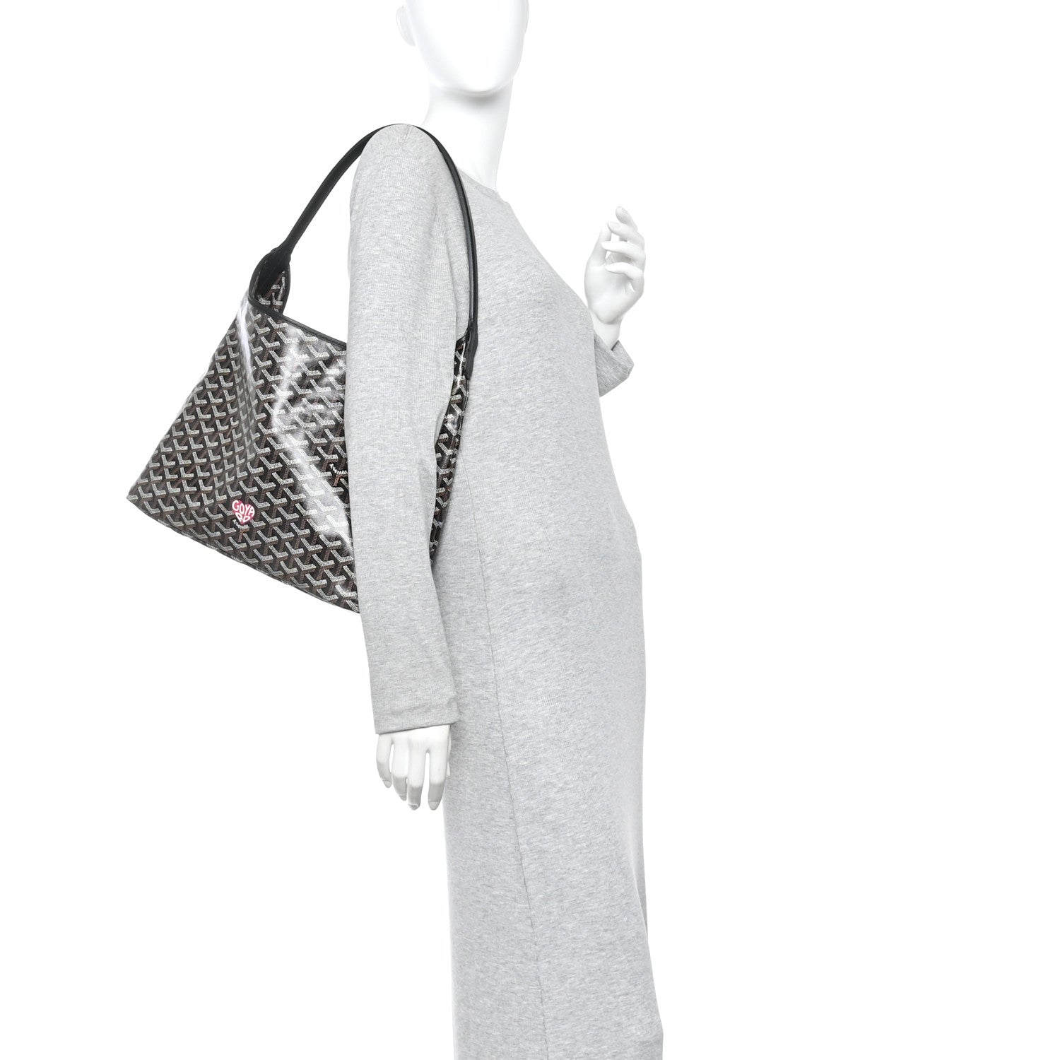Goyard Goyardine Coeur Boheme Hobo Black 2 of 11