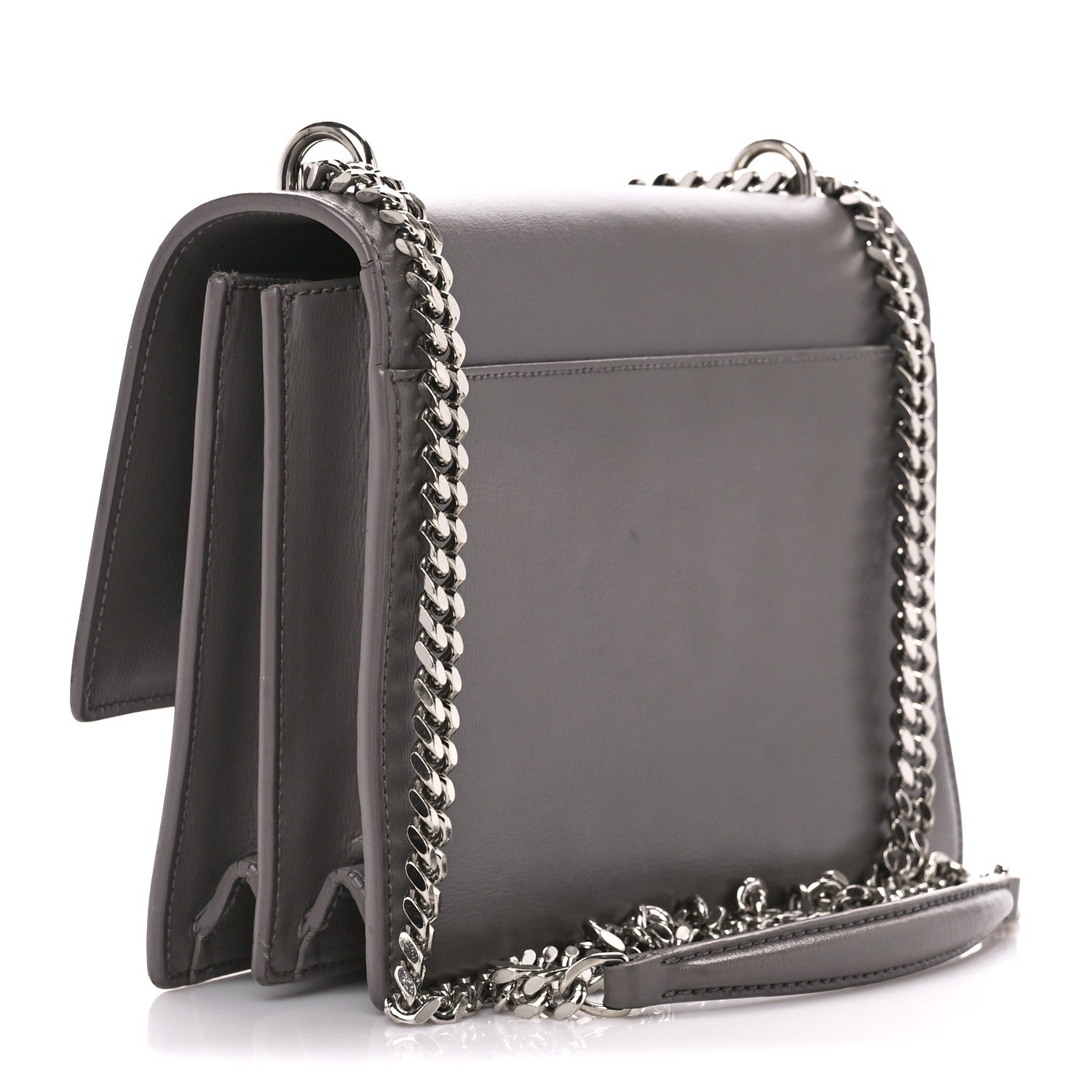 Saint Laurent Calfskin Medium Monogram Sunset Fog 3 of 13