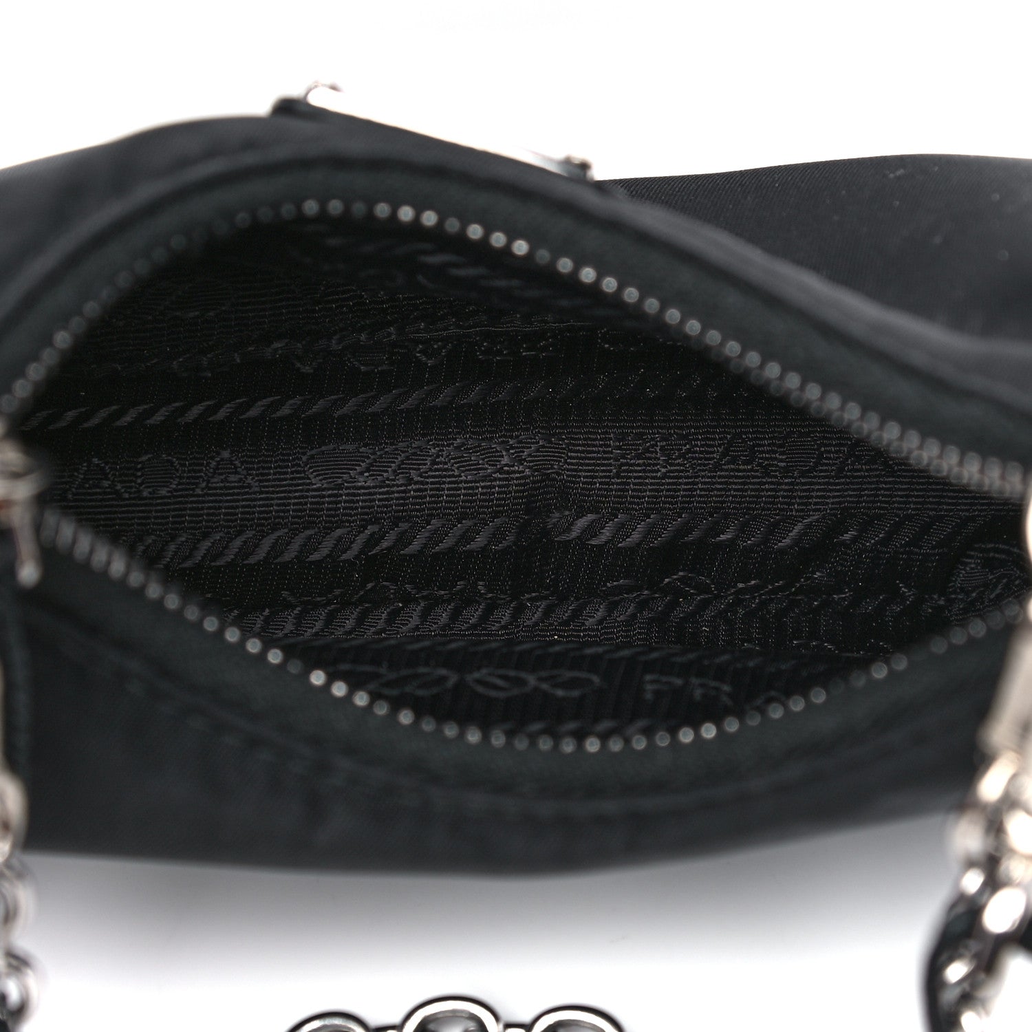Prada Tessuto Nylon Mini Re-Edition 2000 Shoulder Bag Black 5 of 13