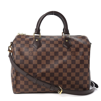 Louis Vuitton Damier Ebene Speedy Bandouliere 30 1 of 12