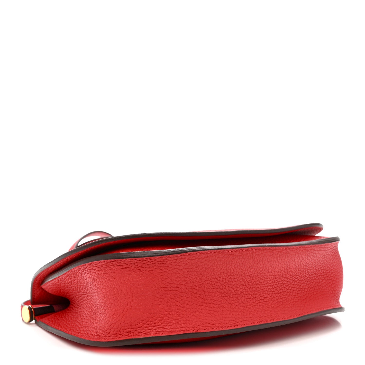 Hermes Taurillon Clemence Chevre Mysore Saut 25 Rouge De Coeur Rose Azalee Rouge Sellier 4 of 13