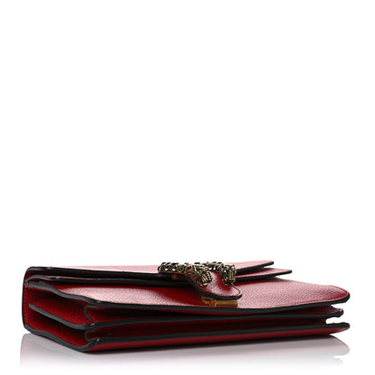 Gucci Dollar Calfskin Swarovski Crystal Small Dionysus Shoulder Bag Hibiscus Red 4 of 11