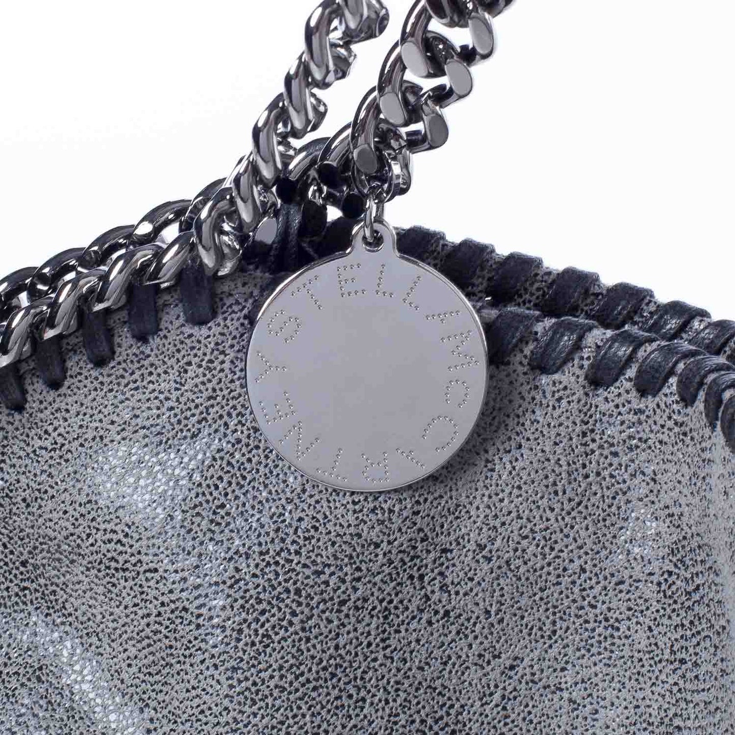 Faux Leather Large Shaggy Deer Falabella Gray