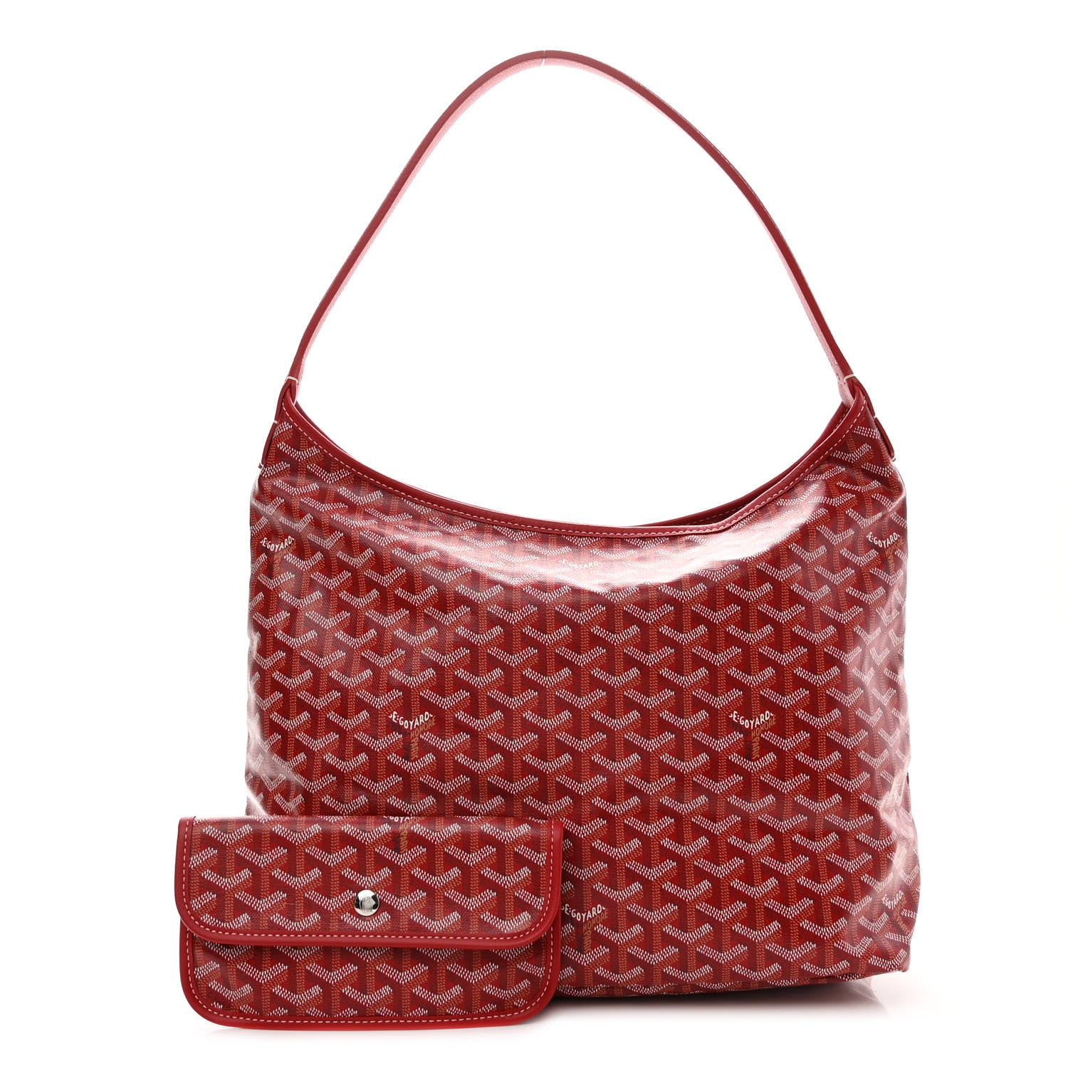 Goyard Goyardine Boheme Hobo Red 1 of 11