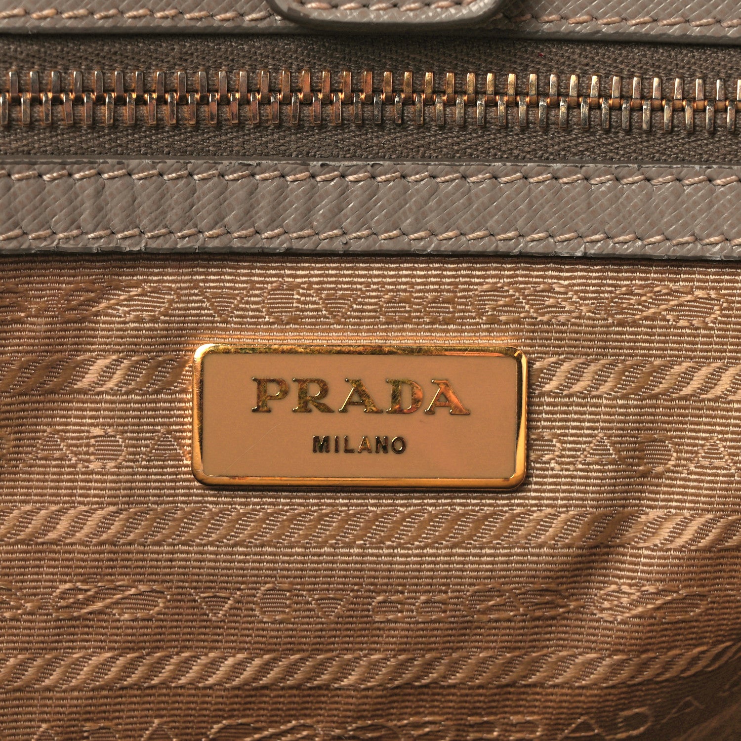 Prada Saffiano Medium Galleria Double Zip Tote Argilla 6 of 15