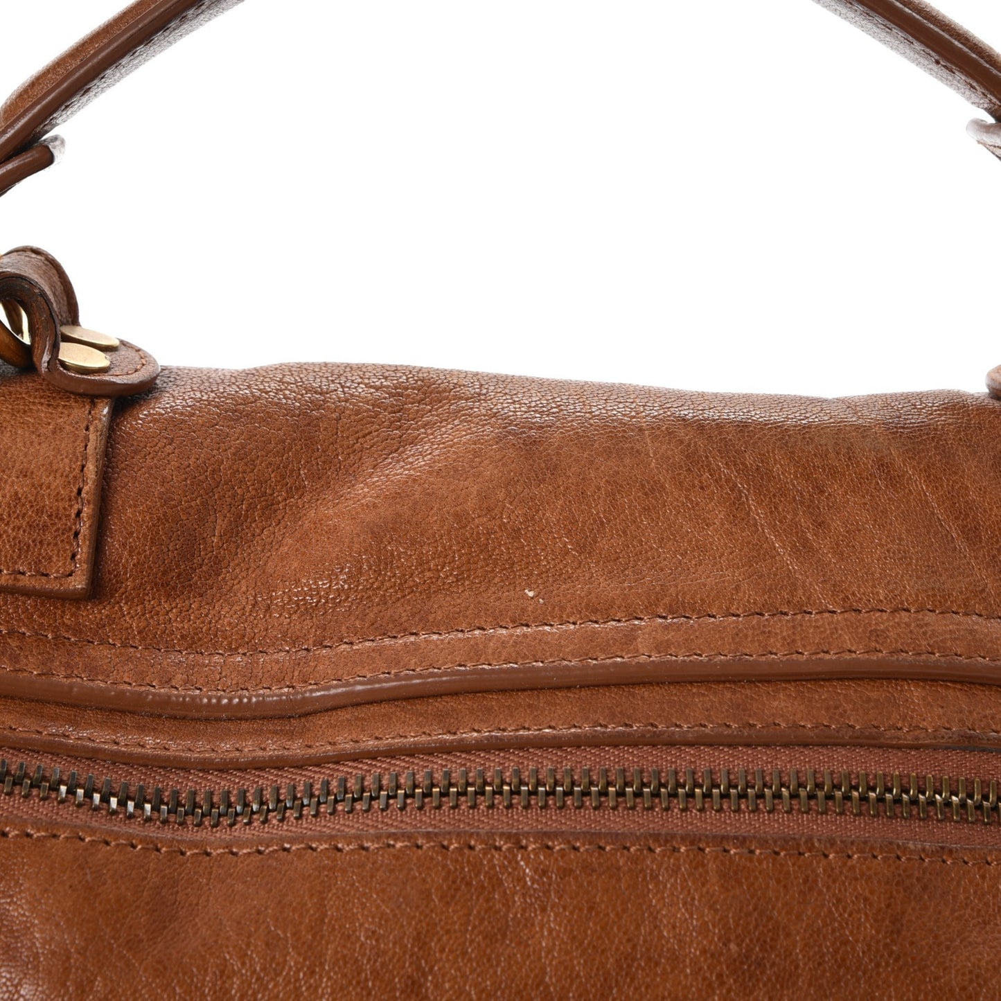 Lambskin Medium PS1 Satchel Saddle