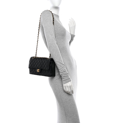 Chanel Caviar Quilted Medium Double Flap Black 2 of 11