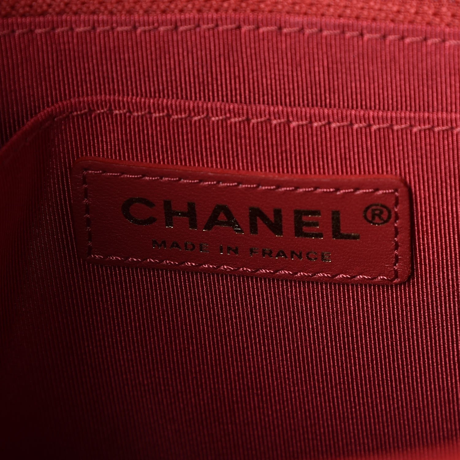 Chanel Aged Calfskin Quilted Backpack Red 6 of 8
