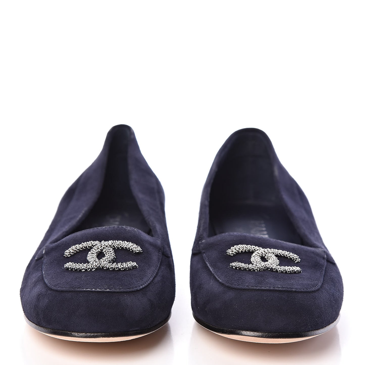 Kid Suede CC Flats 37.5 Navy