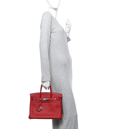 Hermes Togo Birkin 30 Rouge Garance 2 of 14