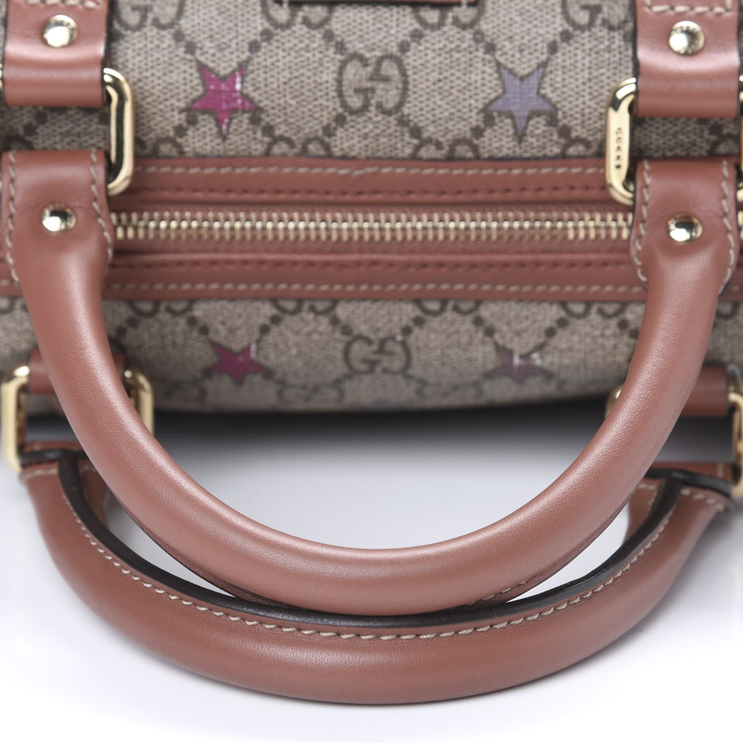 Gucci GG Supreme Stars Medium Joy Boston Pink 13 of 16