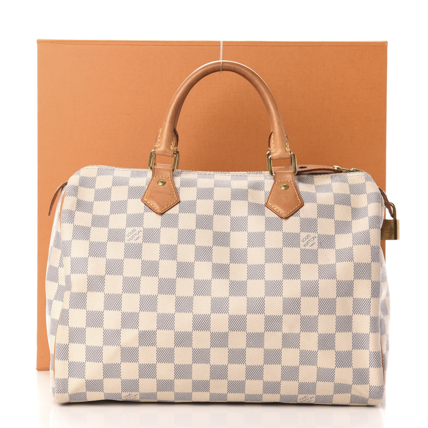 Louis Vuitton Damier Azur Speedy 30 12 of 12