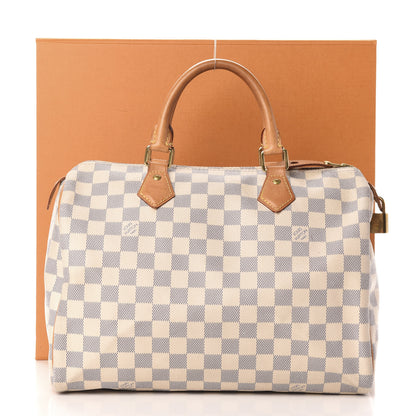 Louis Vuitton Damier Azur Speedy 30 12 of 12