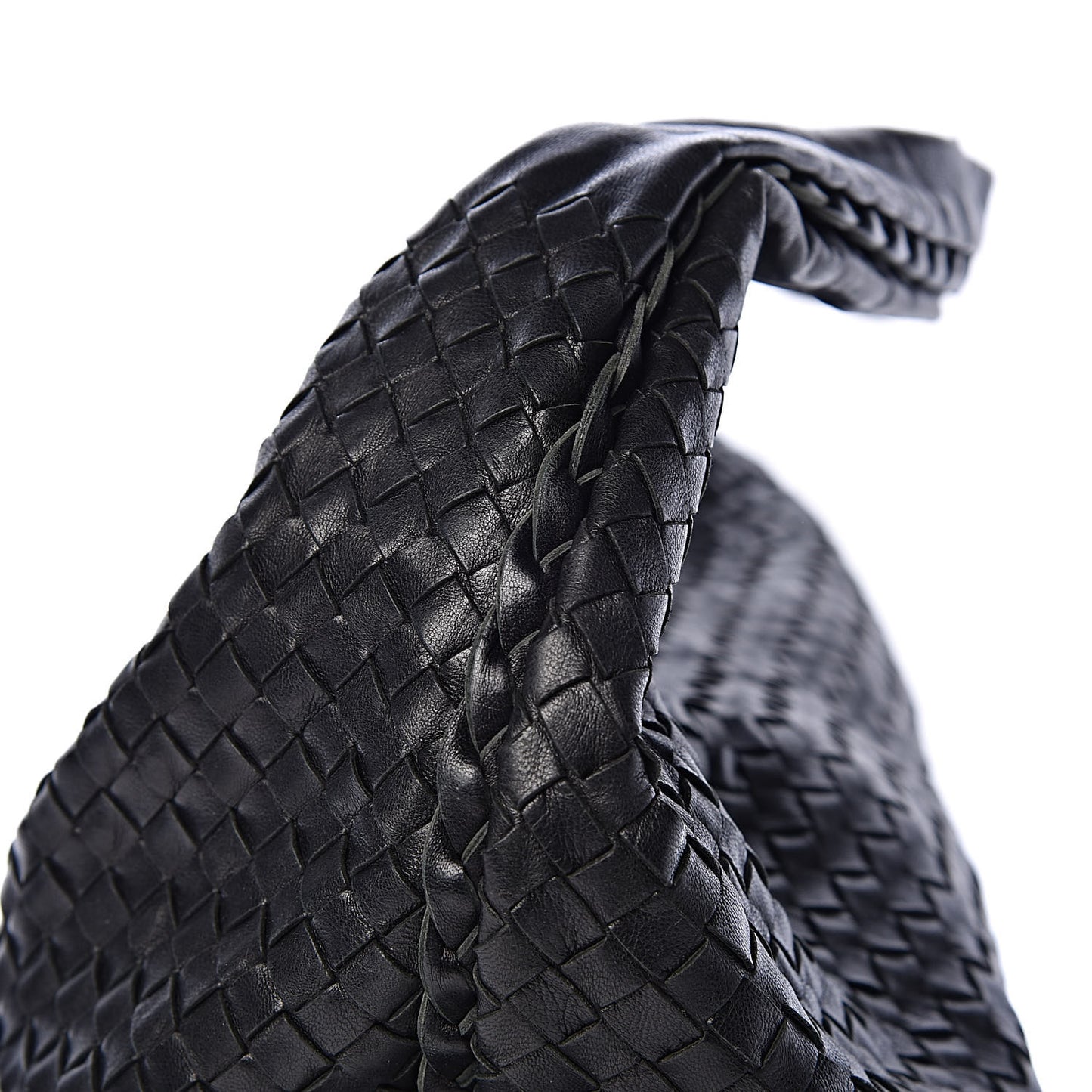 Nappa Intrecciato Maxi Veneta Hobo Black