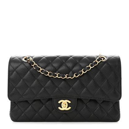 Chanel Caviar Quilted Medium Double Flap Black 1 of 11