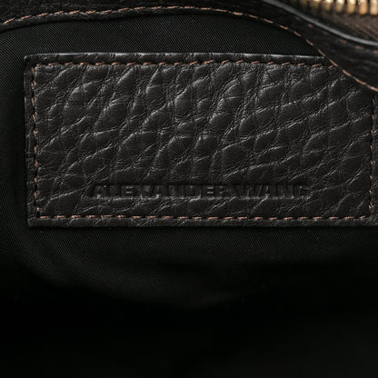Alexander Wang Pebbled Lambskin Rockie Espresso Gold Hardware 6 of 10