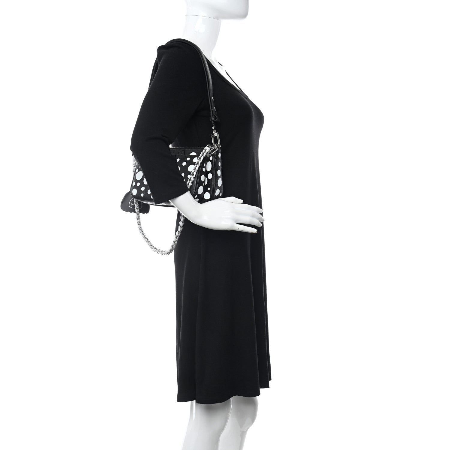 Louis Vuitton LV X YK Empreinte Multi Pochette Accessories Black White 2 of 10