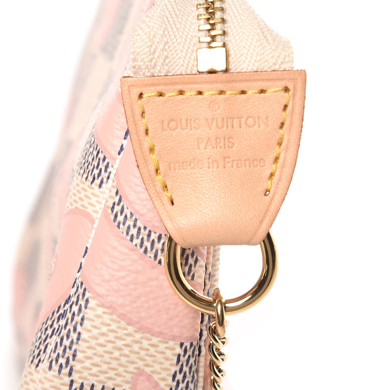Louis Vuitton Damier Azur Tahitienne Mini Pochette Accessories 8 of 10