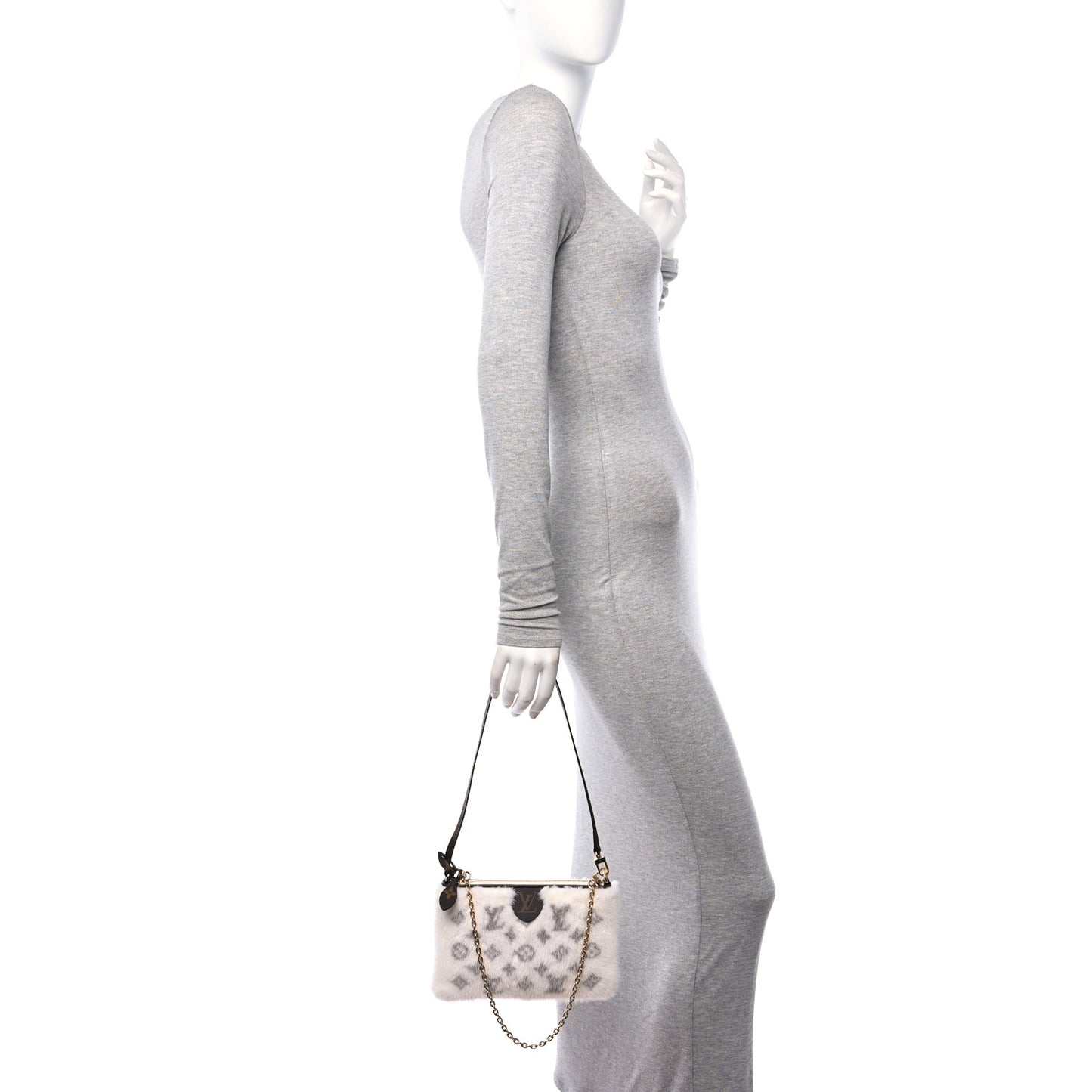 Monogram Mink Neo Pochette Milla Vision White