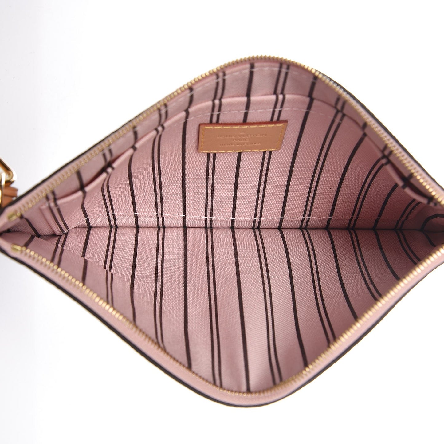 Monogram Neverfull MM GM Pochette Rose Ballerine