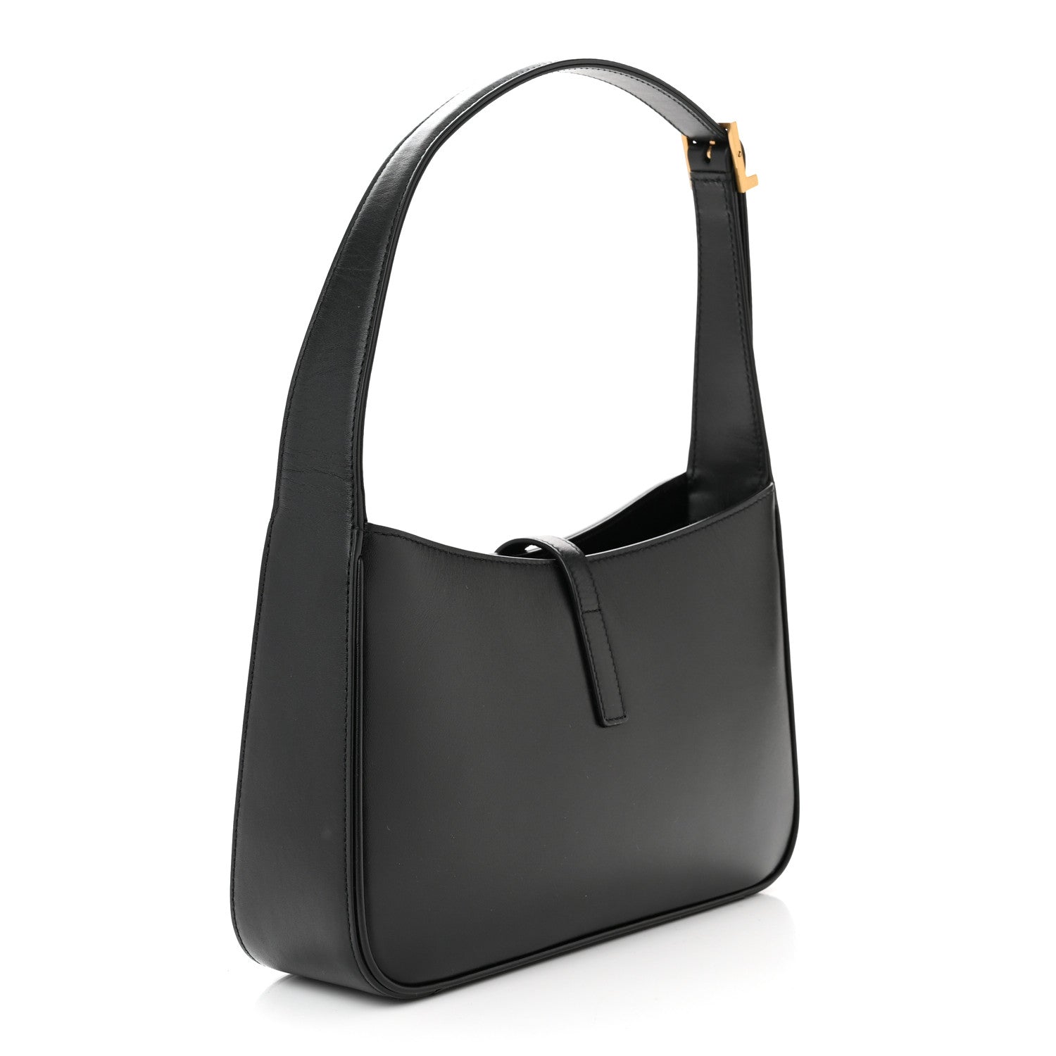 Saint Laurent Smooth Calfskin Le 5 A 7 Hobo Black 3 of 10