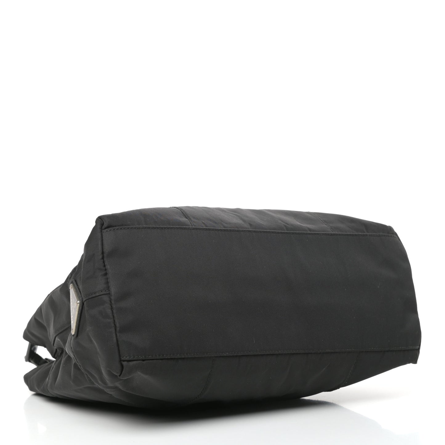 Tessuto Nylon Chain Tote Black