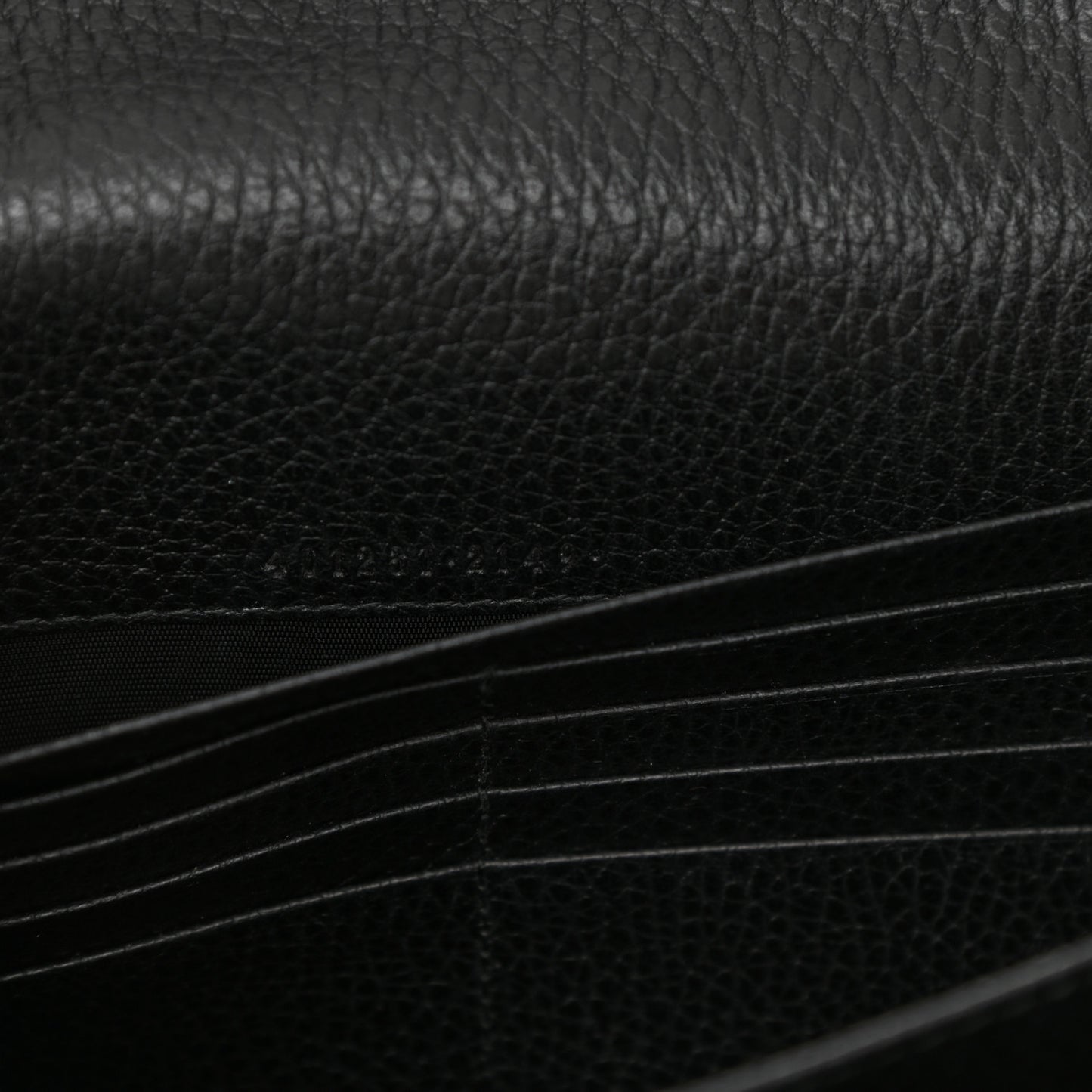 Calfskin Mini Dionysus Chain Wallet Black
