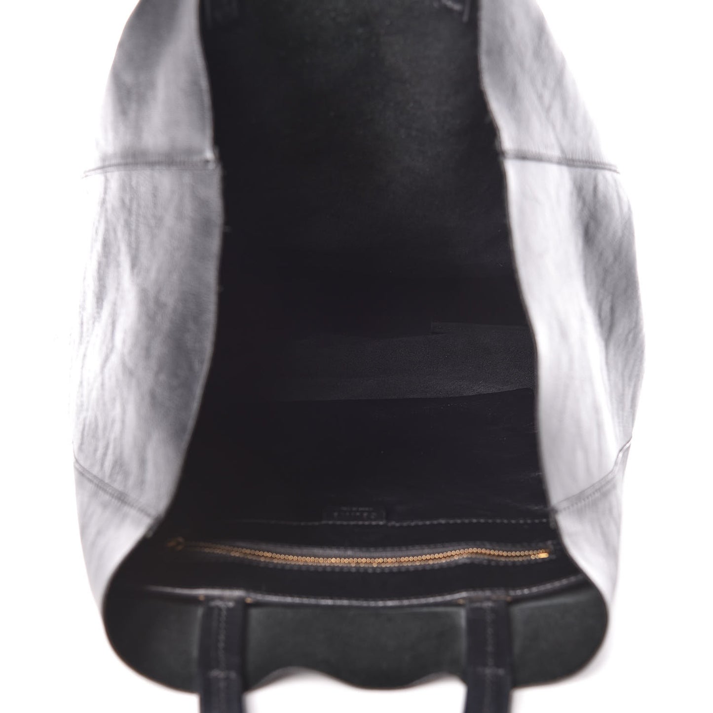 Smooth Lambskin Vertical Cabas Black