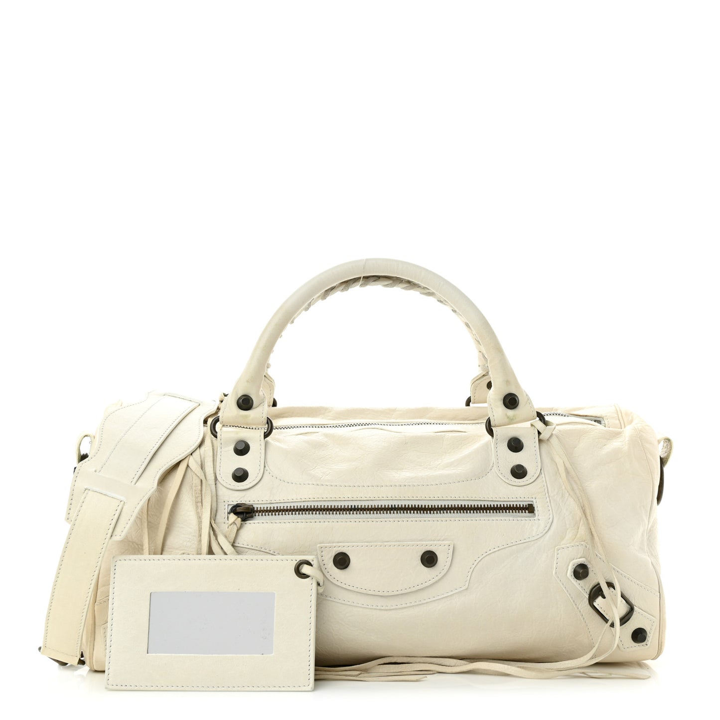 Agneau Classic Hardware Twiggy White