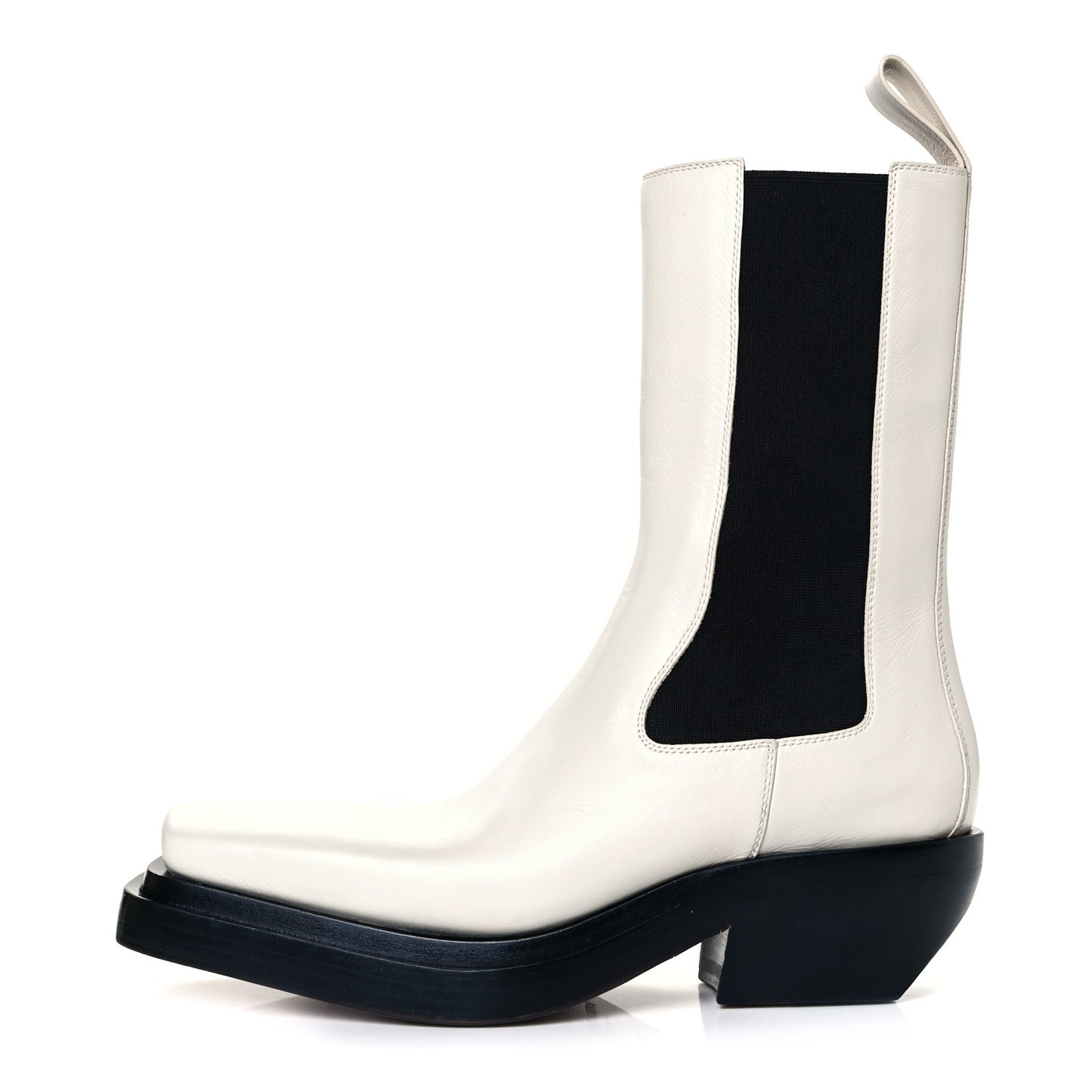 Calfskin Lean Mid-Calf Boots 39 Wax