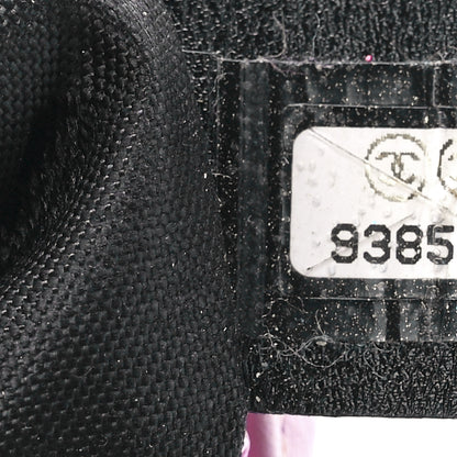 Chanel Calfskin Quilted Cambon Pochette Pink Black 7 of 11