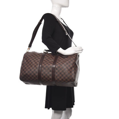 Louis Vuitton Damier Ebene Keepall Bandouliere 45 2 of 10