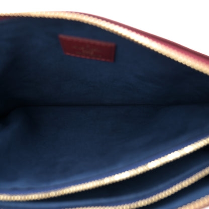 Louis Vuitton Lambskin Embossed Monogram Coussin PM Wine 6 of 10
