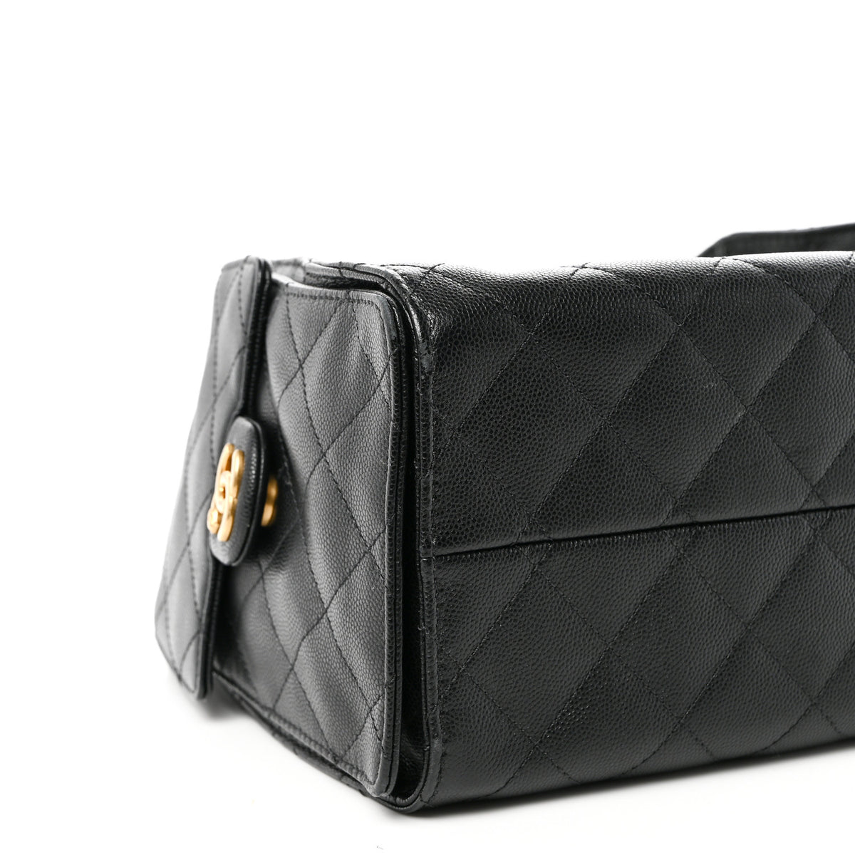 Caviar Quilted Small Chanel 25 Handbag Black