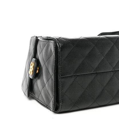 Chanel Caviar Quilted Small Chanel 25 Handbag Black 9 of 11