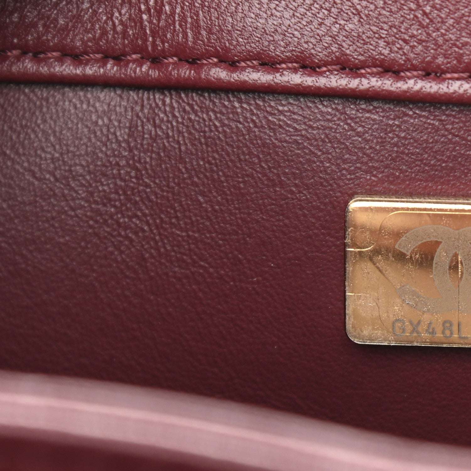 Chanel Lambskin Quilted Small Trendy CC Flap Dual Handle Bag Burgundy 7 of 8