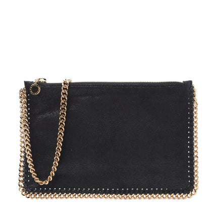 Stella McCartney Shaggy Deer Falabella Clutch Black 1 of 10
