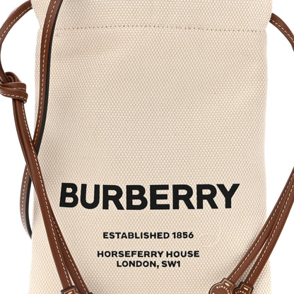 Burberry Canvas Smooth Calfskin Crossbody Pouch 8 of 10