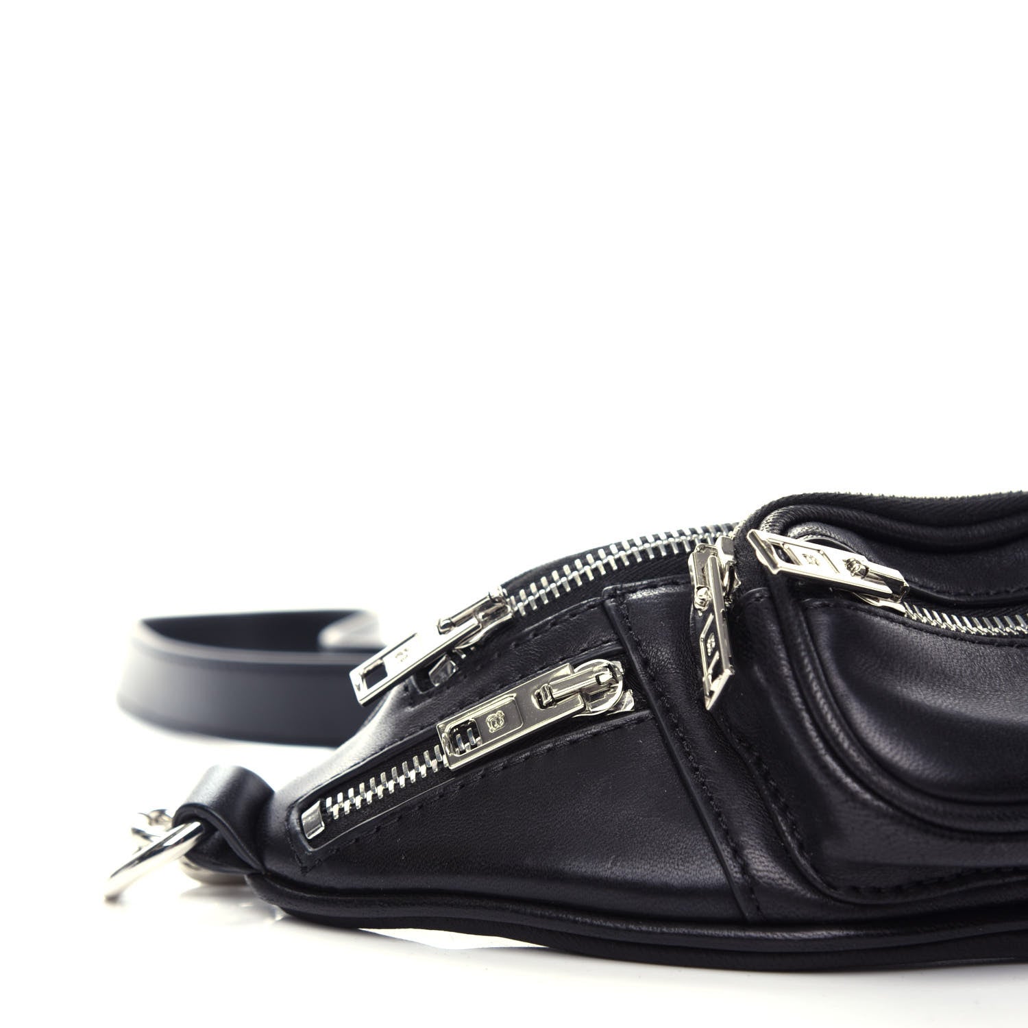 Alexander Wang Lambskin Mini Attica Belt Bag Black 7 of 9