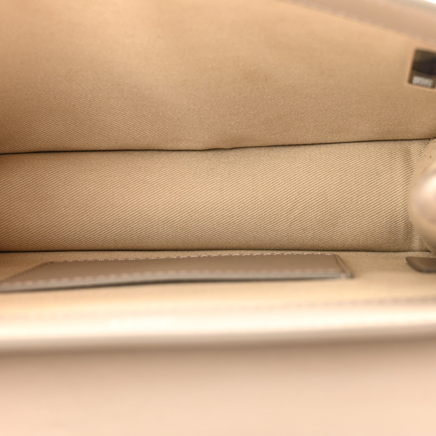Chloe Calfskin Suede C Clutch With Chain Motty Grey 5 of 10