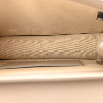 Chloe Calfskin Suede C Clutch With Chain Motty Grey 5 of 10