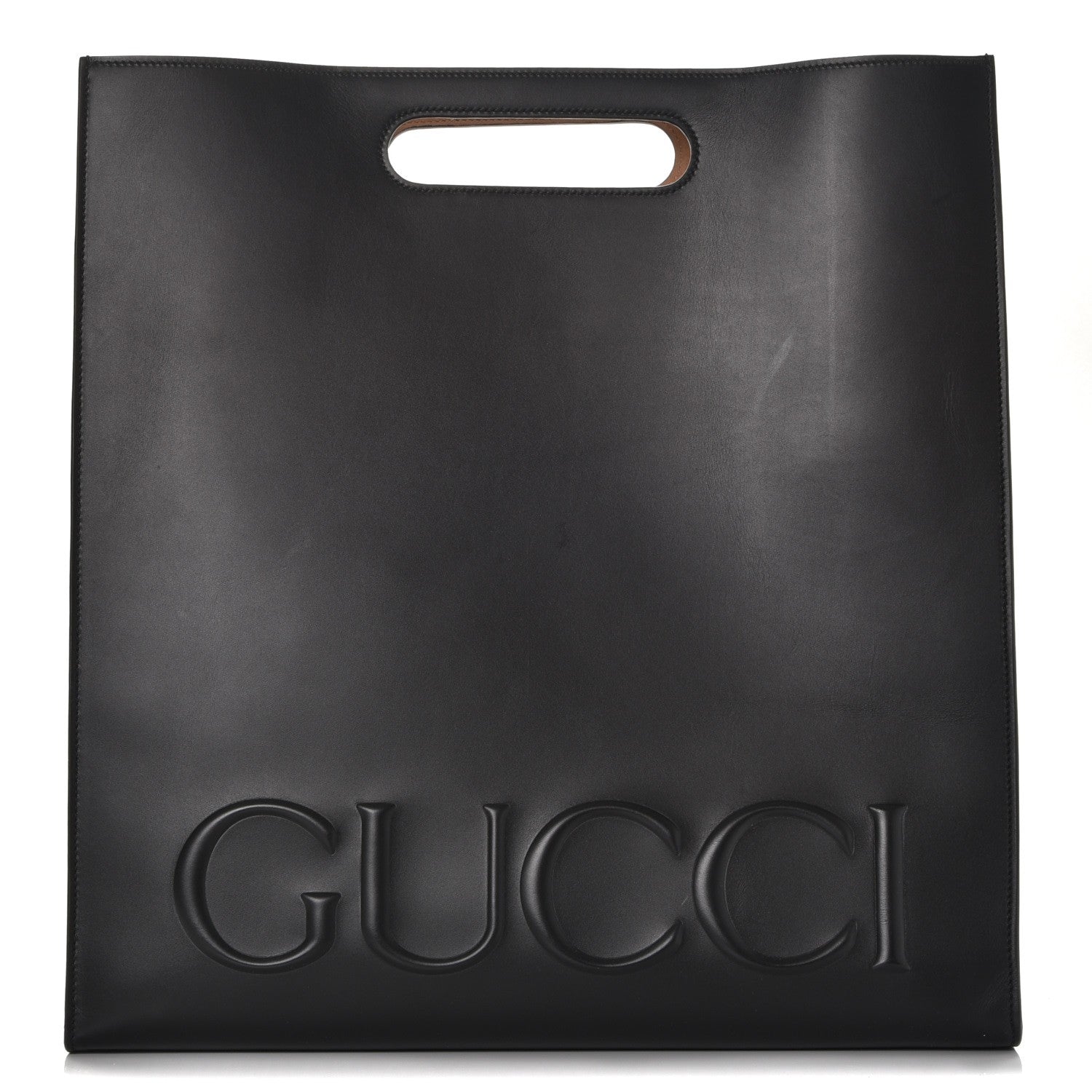 Gucci Calfskin Large XL Tote Black 1 of 8